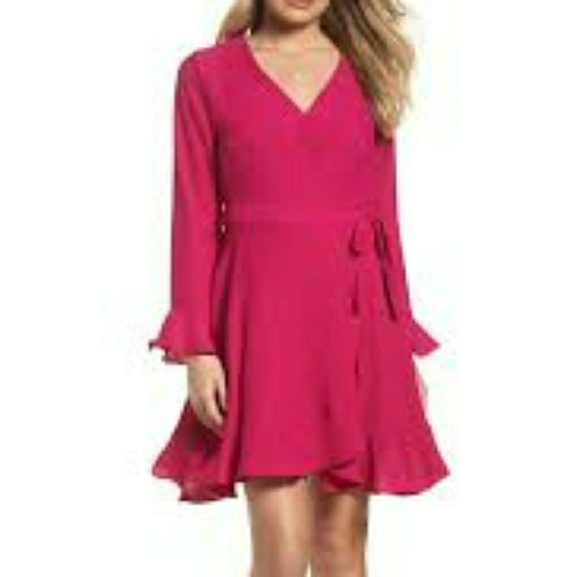 19 Cooper Dresses & Skirts - 19 Cooper ◾  Long sleeve Wrap Mini Dress